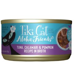 Tiki Pets Cat Aloha Friends Tuna and Calamari 3oz. (Case Of 12)