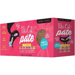 Tiki Pets Cat Grill Pate 28.oz. Variety Pack (Case Of 12)
