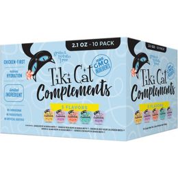 Tiki Pets Complements 2.1 oz. Variety Pack (Case Of 10)