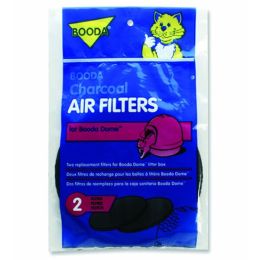 Booda Dome Litter Pan Filter Black 2 Pack