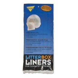 Petmate Cleanstep Litter Box Liners White 8 Count Jumbo