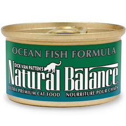 Natural Balance Pet Foods Ocean Fish Formula Canned Cat Wet Food 3 oz 24 Pack