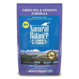 Natural Balance Pet Foods L.I.D Green Pea & Venison Formula Cat Food 4.5 lb