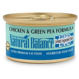 Natural Balance Pet Foods L.I.D. Chicken & Green Pea Formula Canned Cat Wet Food 5.5 oz 24 Pack