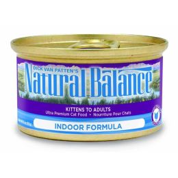 Natural Balance Pet Foods Indoor Formula Canned Cat Wet Food 5.5 oz 24 Pack