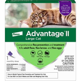 Advantage II Large Cat Single Dose Purple