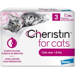Cheristin Cat Flea (3 Doses) Flea Treatment Elanco/Bayer