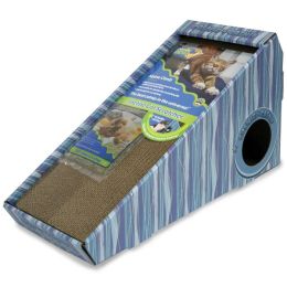 OurPets Cosmic Alpine Cat Scratcher Scratching Pad Brown, Yellow
