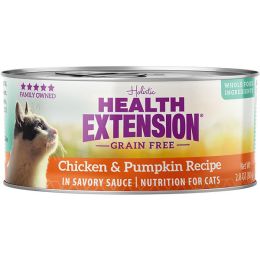 Health Extension Chicken & Pumpkin  Cat Food 2.8oz (Case of 24)