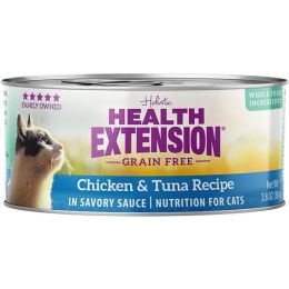 Health Extension Chicken & Tuna  Cat Food 2.8oz (Case of 24)