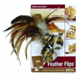 Petlinks Feather Flips Cat Toy Multi-Color 2 Count