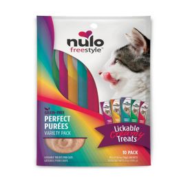 Nulo FreeStyle Perfect Purees Creamy Cat Treat Variety 0.5oz 10pk