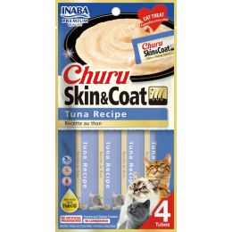 Inaba Cat Churu Purees Skin&Coat Tuna 2Oz/6Ct