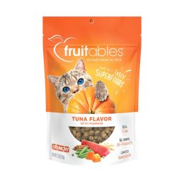 Fruitables Limited Ingredient Crunchy Cat Treats Tuna w/Pumpkin, 1ea/2.5 oz