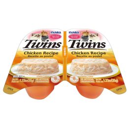 Inaba Cat Twin Cups Chicken 6Ct/2.46Oz