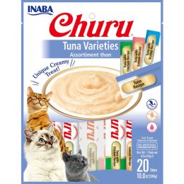 Inaba Cat Churu Tuna 20Ct/5Oz  Variety Bag