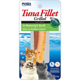 Inaba Cat Grill Fil Tuna/Hmstylbroth 0.5Oz/6Ct