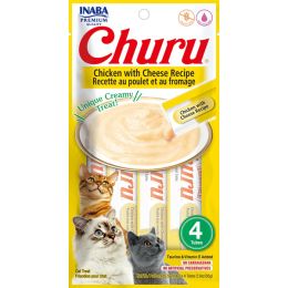 Inaba Cat Churu Puree Chkn Cheese 0.52Oz/6Ct