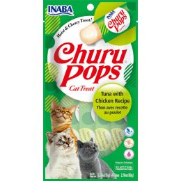 Inaba Cat Churu Pop Tuna Chickn6Ct/2.16Oz
