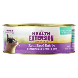 Health Extension Beef Entree Cat Food 5.5oz (Case of 24)