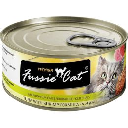 Fussie Cat Premium Tuna Shrimp In Aspic 2.82oz/24 Cans
