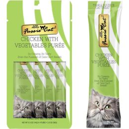 Fussie Cat Treat Chicken With Vegetables Puree 2oz/18count